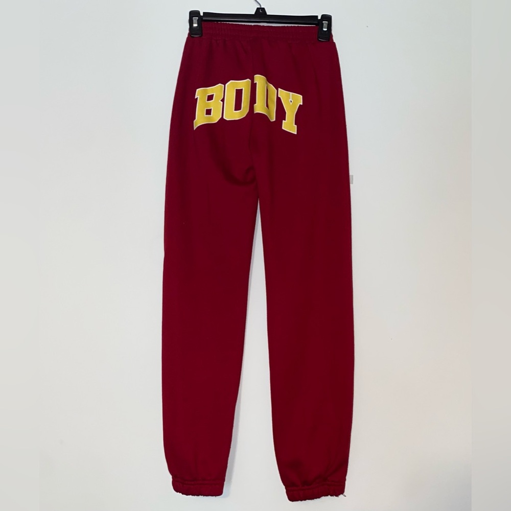 Women's Red Joggers - Picture 2 of 4